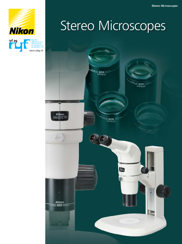Brochure des produits