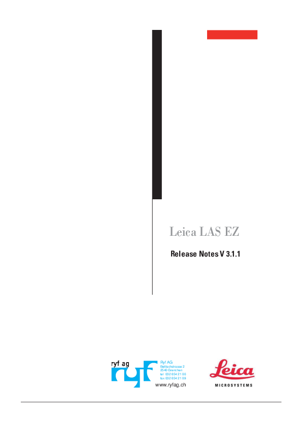 Brochure du produit