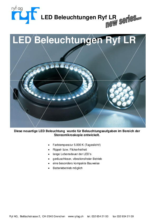 Produktbroschüre