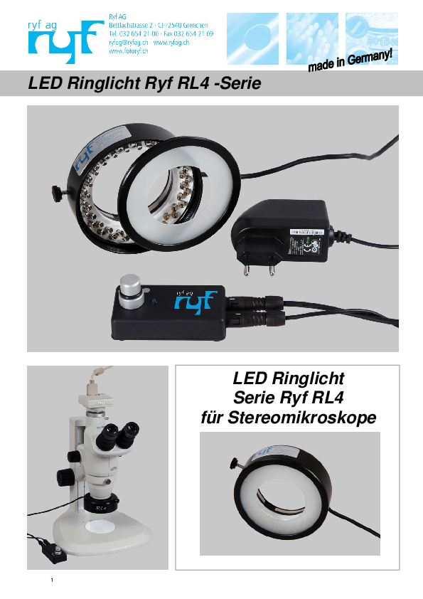 Produktbroschüre