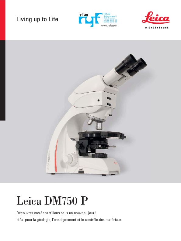 Brochure du produit