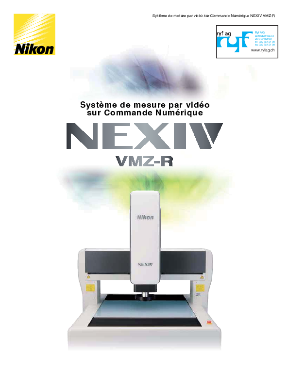 Brochure du produit