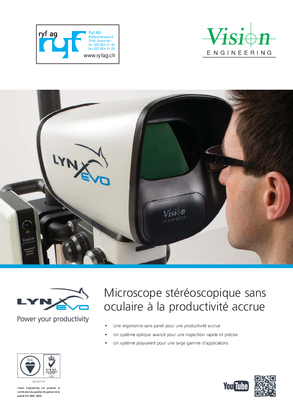 Brochure du produit