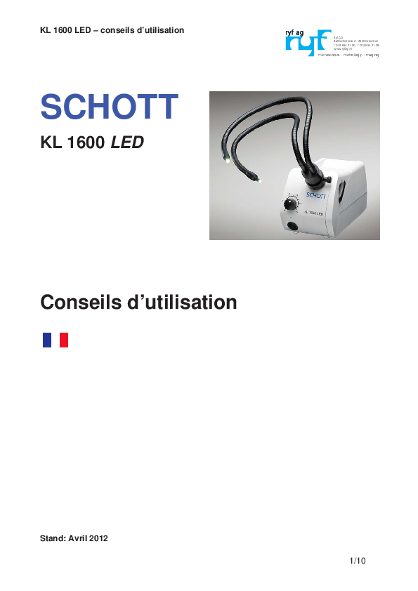 Manuel d'utilisation