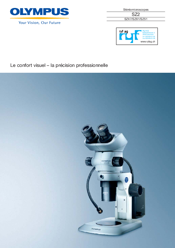 Brochure du produit