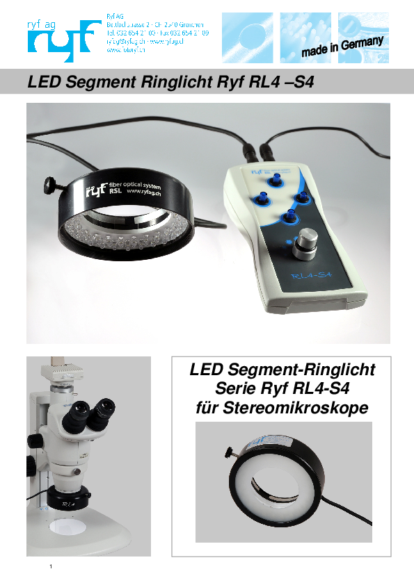 Produktbroschüre