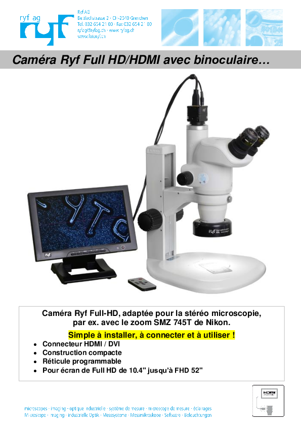 Brochure du produit