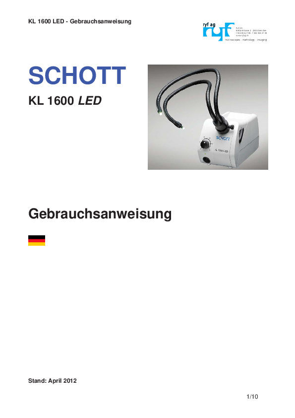 Gebrauchsanweisung